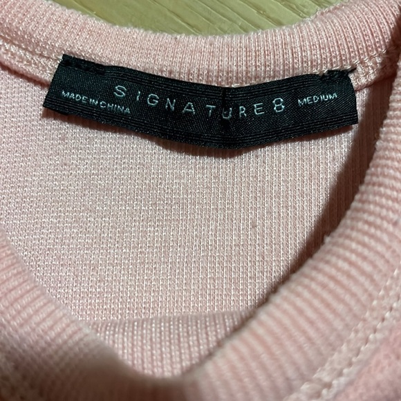 Pink Women's Crop Top - Picture 3 of 4